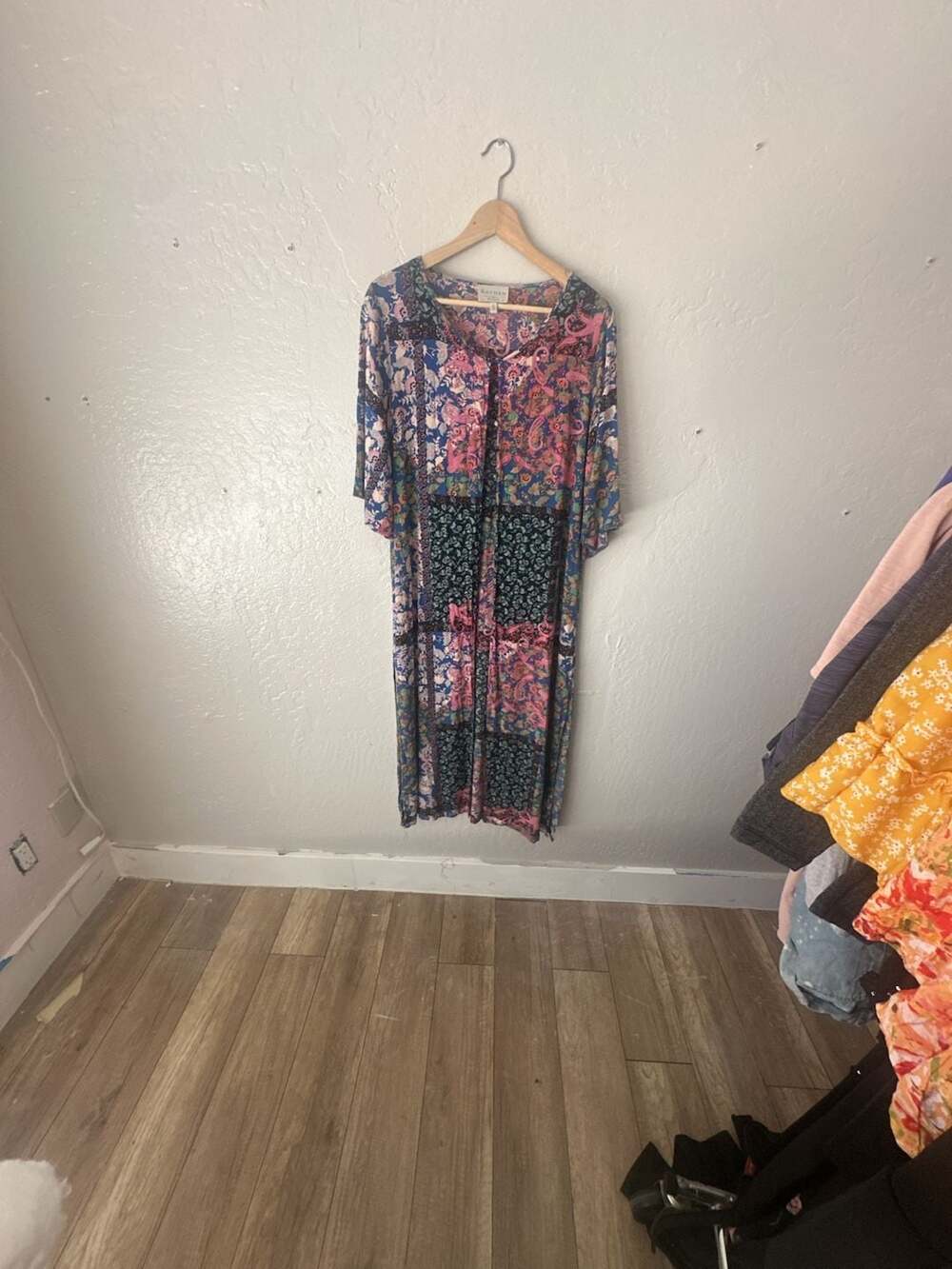 Hayden Los Angeles Size M Floral Paisley Patchwork Maxi Dress